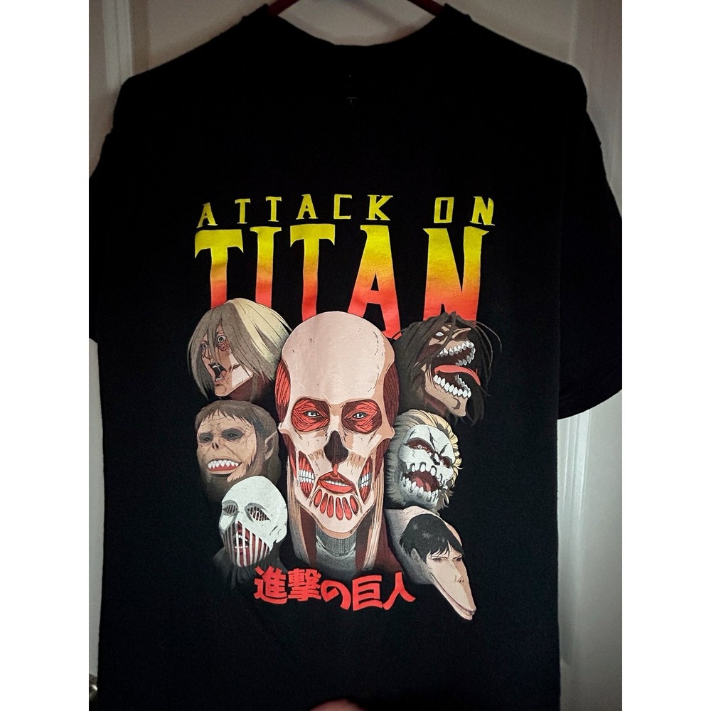 "Attack on Titan" Final Season‎ Tv Show Promo Anime Japanese Manga Graphic Shirt